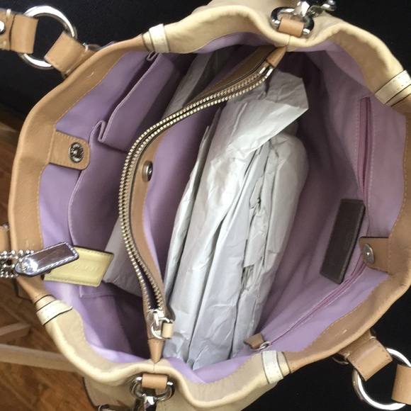 coach Madison leather Audrey bag - Picture 4 of 6